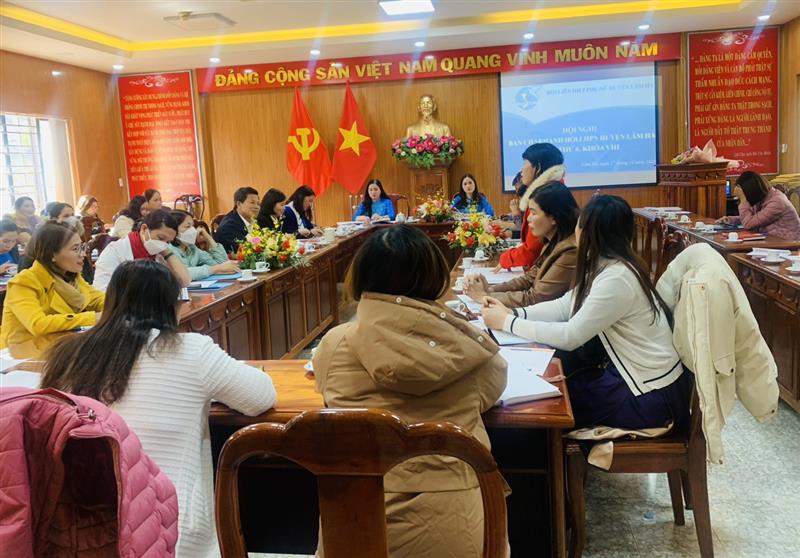 Hội nghị Ban Chấp hành Hội LHPN huyện Lâm Hà lần thứ 6, khóa VIII